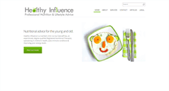 Desktop Screenshot of healthyinfluence.co.uk